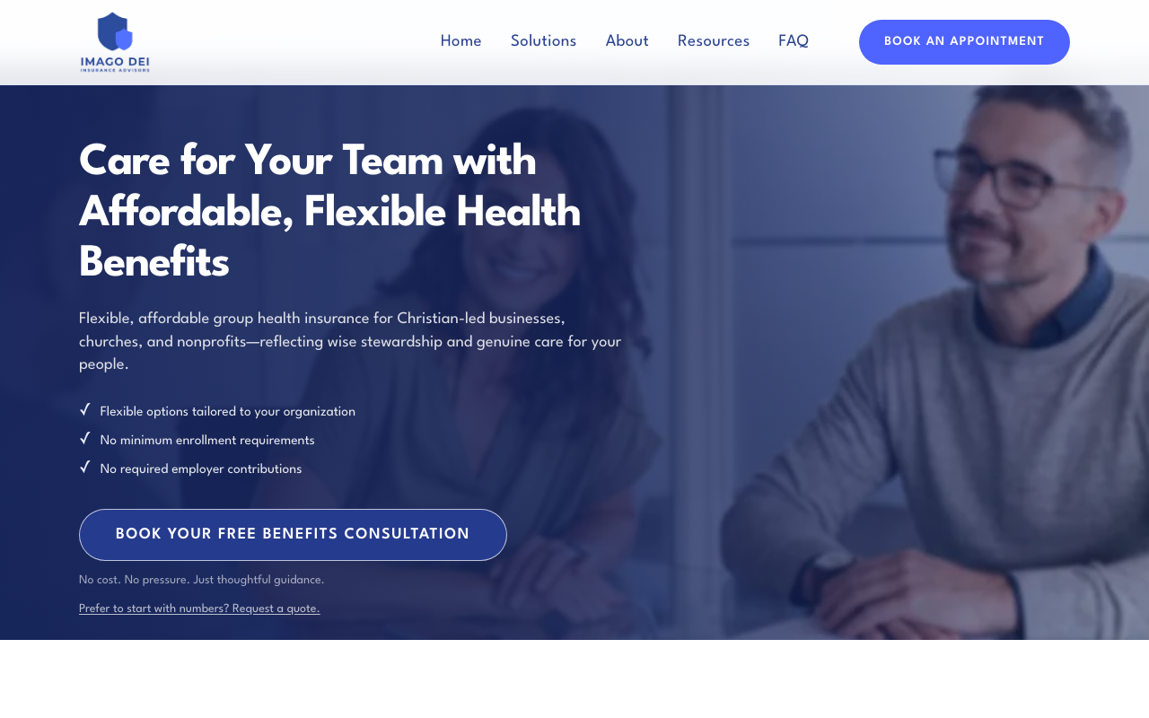 Imago Dei Insurance Advisors website screenshot